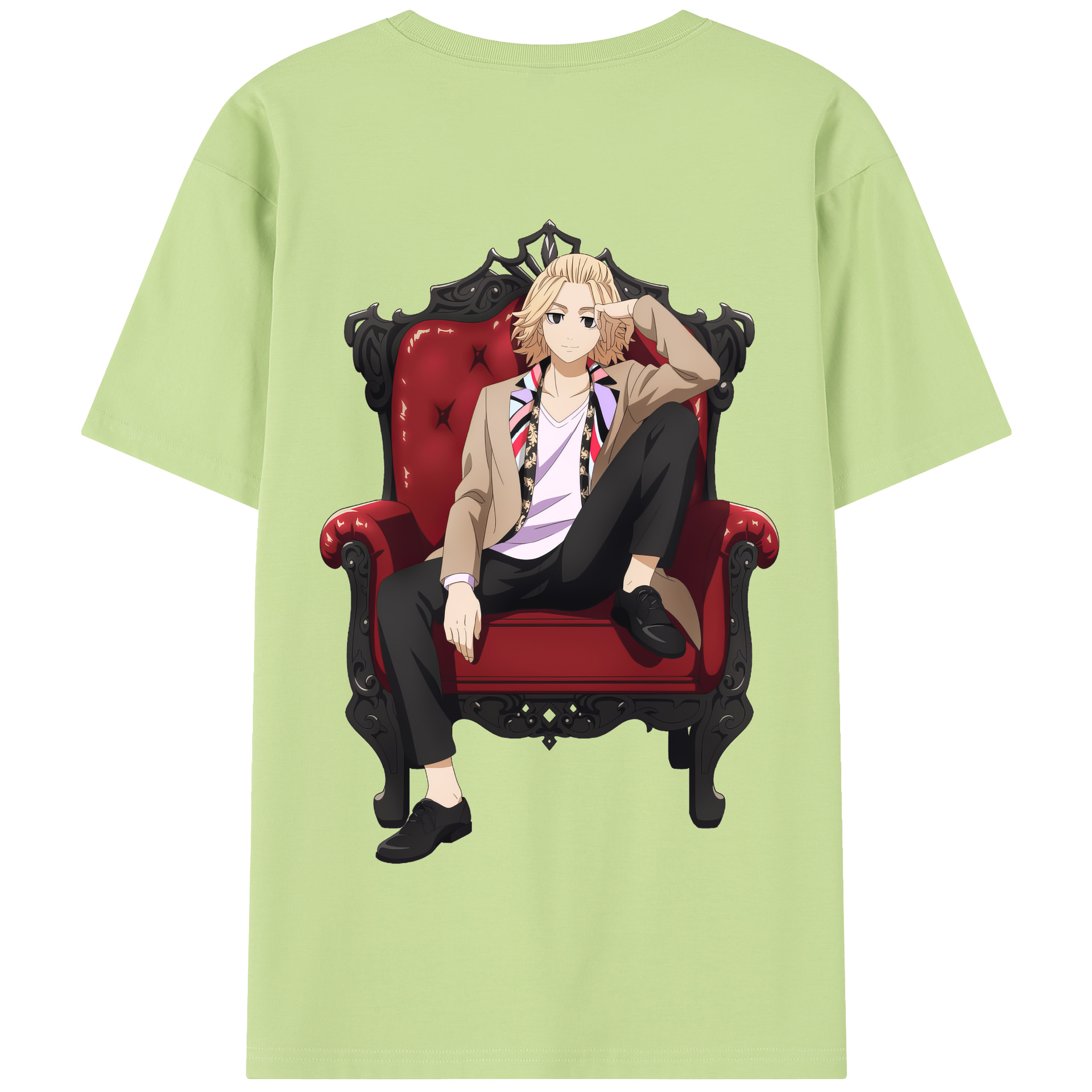 （画像用） 東京リベンジャーズ Tokyo Revengers 綿100％半袖Tシャツ（背面プリント）